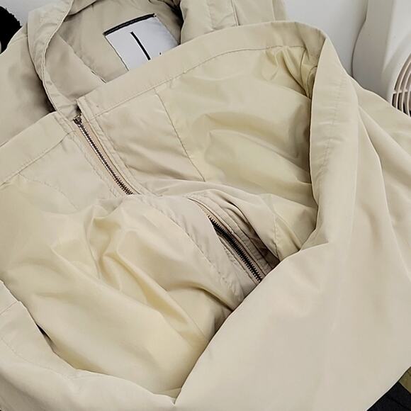 Larry Levine Microfiber Coat/Jacket Women's Size L Zip and Button Closure Nice! - Picture 10 of 13